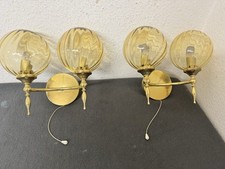 Paar Wandlampen Messing