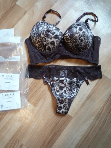 Halbkorsage set savana braun - "savana",