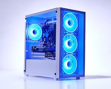 Weißer Gaming PC RTX 3050