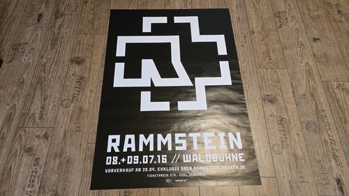 Original rammstein werbeplakat - rammstein,