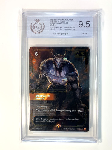 Riftbound tcg warwick arcane - tcg,