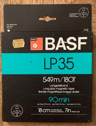Basf lp35 tonband auf 18cm - lp35,