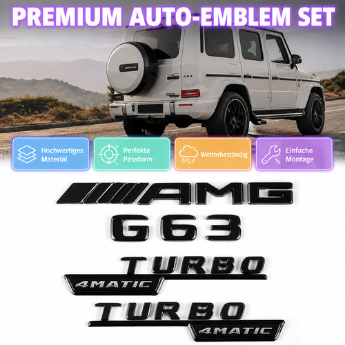 G63 amg turbo 4matic - amg, emblem