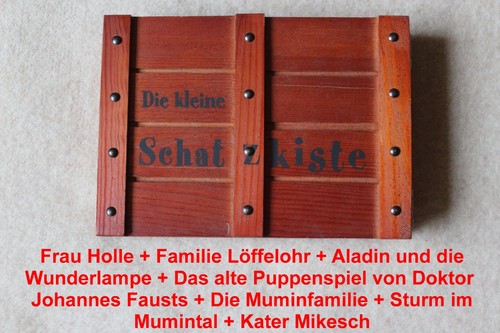 Dvds kleiner holzkiste - dvds,