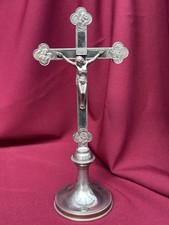 Altes Altarkreuz Antik Kirche Priester Kloster Jesus Kruzifix Höhe 25cm
