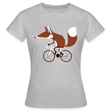 Fuchs Auf Fahrrad Cycling Fox