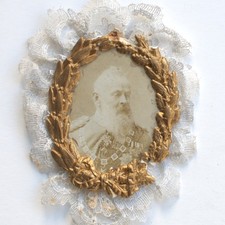 Memorabilia Bayern Luitpold Prinz Porträt Dekoration Patriotika Jubiläum um 1910