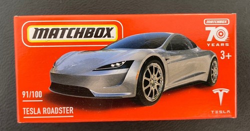 Matchbox tesla roadster 100 - roadster, 91/100