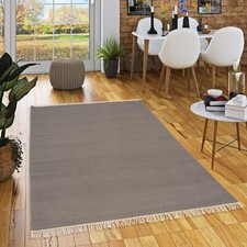 Wolle Natur Teppich Kelim Mila