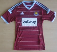 TOP ZUSTAND: WEST HAM UNITED HOME Trikot 2015 (2014er Version)! ADIDAS! Gr. S