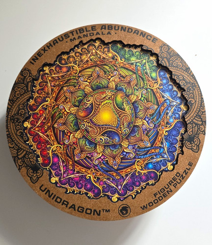 Unidragon xxl holzpuzzle - holzpuzzle, rund