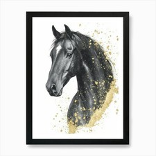 Pferdekopf 12 Kunstdruck