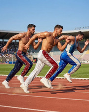 Runner style nylon - runner, pants