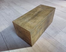 Messing Vierkant 100x100 mm - Länge: 220 mm ( 17 kg )