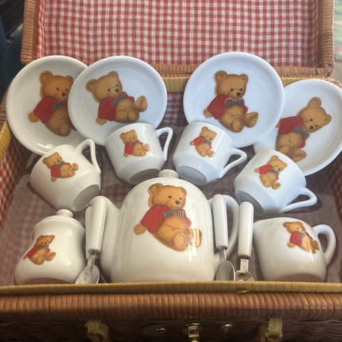 Miniatur porzellan teddybär - miniatur,