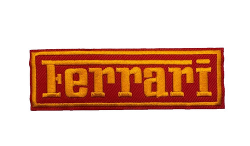 Ferrari bügelbild patch - ,