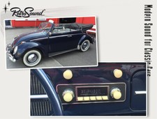 für VW Käfer 1 Cabriolet Retro Oldtimer Auto Radio DAB+ FM UKW Bluetooth AUX-in