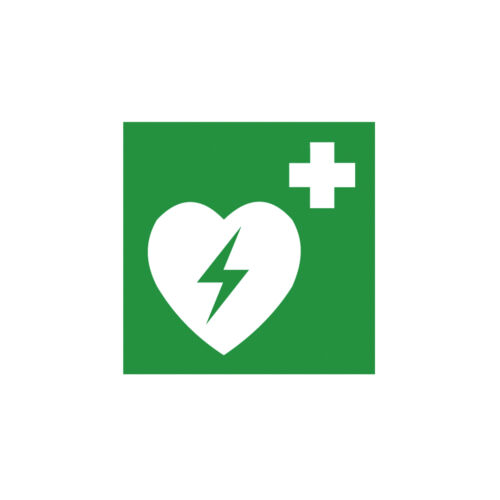 Rettungsschild als symbol - als,