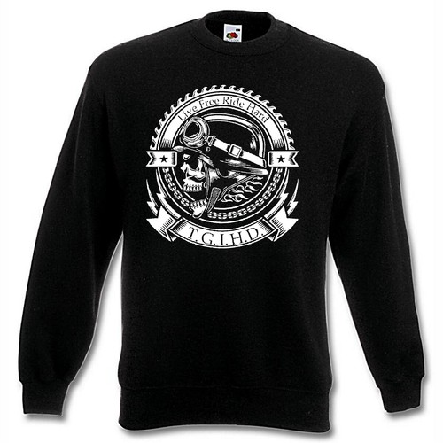 Sweatshirt biker rocker - sweatshirt,