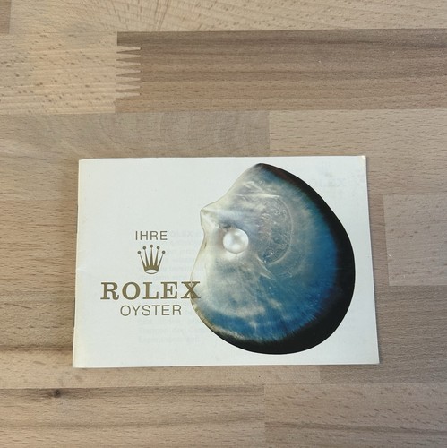 Ihre rolex oyster booklet - rolex,