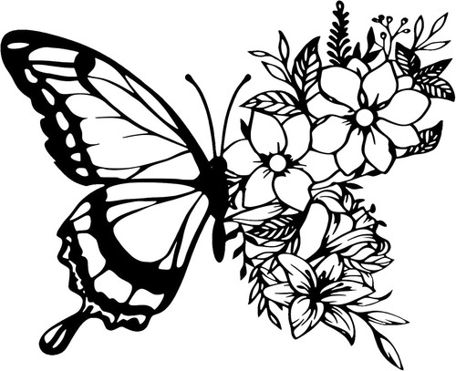 Metall wanddeko schmetterling - wanddeko,,