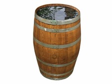 Regentonne Holzfaß Wasserfaß Eichenfaß Weinfaß Regenfaß Gartenfaß  150-300 Ltr.