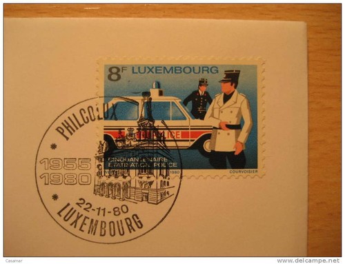 Luxemburg 1980 auto polizei - luxemburg,