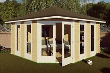 5-Eck Gartenhaus 40mm, 4x4M