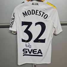 MatchWornShirt Rui Muati Modesto AIK Stockholm incl. Autograph and COA
