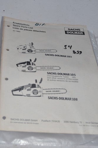 Ersatzteilliste spare parts
