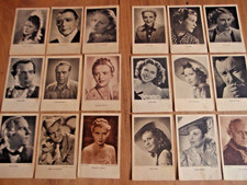 33 Autogrammkarten - deutschsprachige Schauspieler ex  1920/1950 - Postkarten