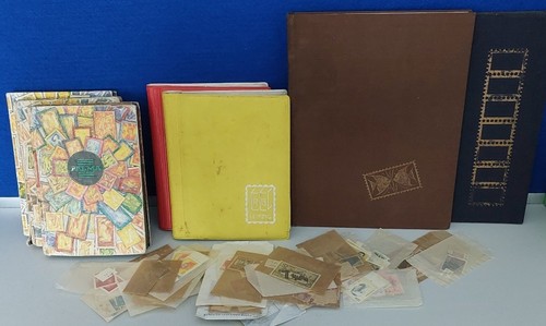 Konvolut von briefmarkenalben - konvolut,