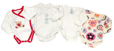 4x Wickelbody Baby- Body
