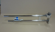 HEWI Stützklappgriff Duo 850 mm Spülausf. Chrom