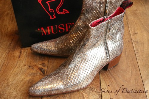 Jeffery west silver snake skin - jeffery,