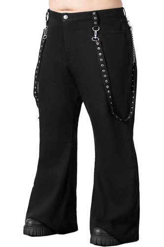 Killstar denim schlaghose - denim,