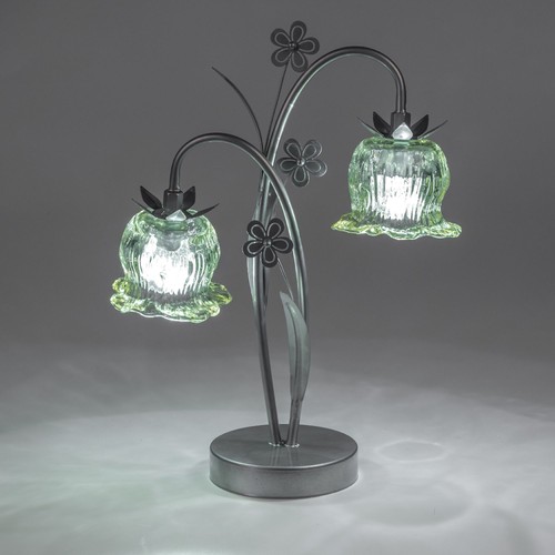 Led lampe blume mit blüten - led,