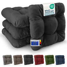Sitzkissen 40 x 40 Kissen Polster Stuhlkissen dick Bodenkissen UV 4er Set Stuhl