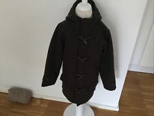 Mantel Dufflecoat braun Gr. 116 wie Neu! Feu Follet 5/6 Jahre mit Reißverschluss