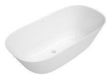 Villeroy & Boch Theano Freistehende Badewanne 1550 x 750 mm - Weiß Alpin