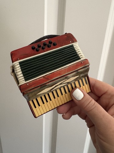 Miniatur deko akkordeon - deko,