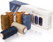 Jeansgarn Für Nähmaschine [6 X 150M] - Nähte Wie Im Original - Jeans Nähgarn Set