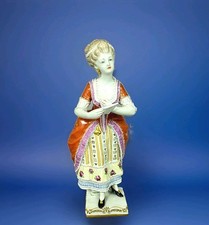 K1962  KPM Berlin Figur, Sängerin, Höhe ca. 16,5cm, 1. Wahl