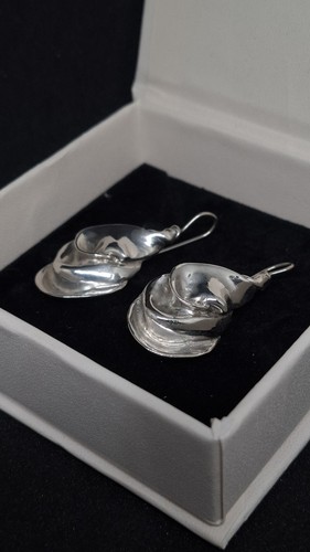 Vintage 925 silber ohrhänger - vintage,
