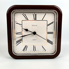 Kienzle Wanduhr Küchenuhr Braun Kunststoff Neuwertig