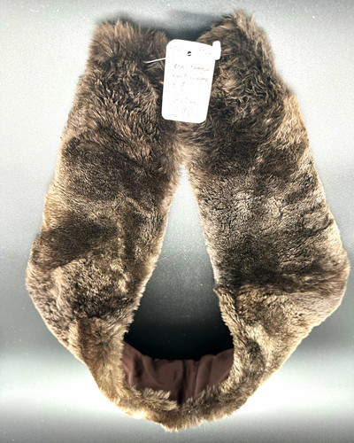 Vintage samtnutria pelzkragen - samtnutria,
