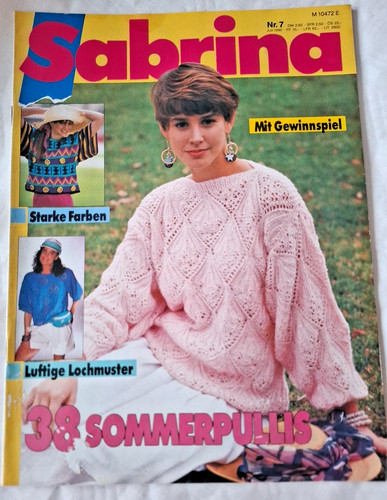 Strickheft sabrina 1990 - 07/1990, (