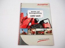 Schäffer 336 442 S Lader Betriebsanleitung Bedienung Wartung 2006