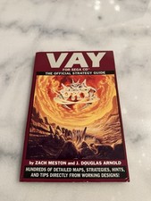 Vay The Official Strategy Guide NEW Sandwich Islands For Sega CD Zach Meston