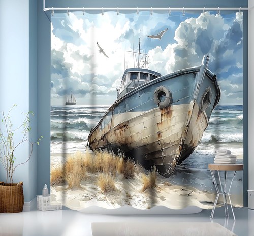 Duschvorhang ozean maritim - ozean,